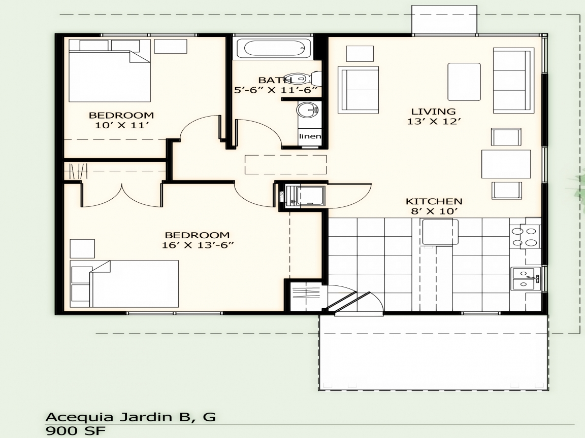 900 Square Feet Apartment 900 Square Foot House Plans, 800