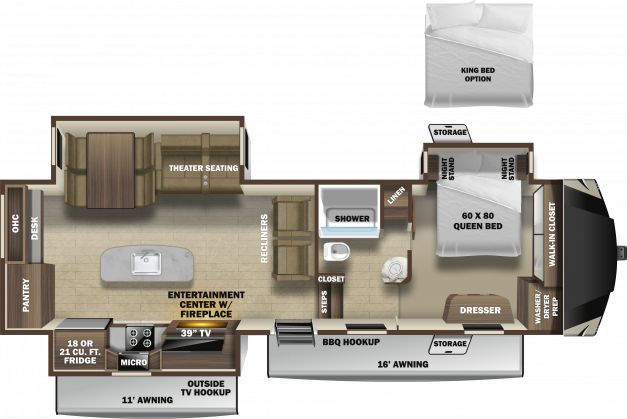 10 Pics Review Open Range 5th Wheel Floor Plans 2019 And
