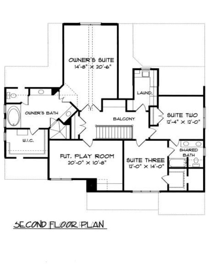 Tudor Style House Plan 4 Beds 3 Baths 2877 Sq/Ft Plan