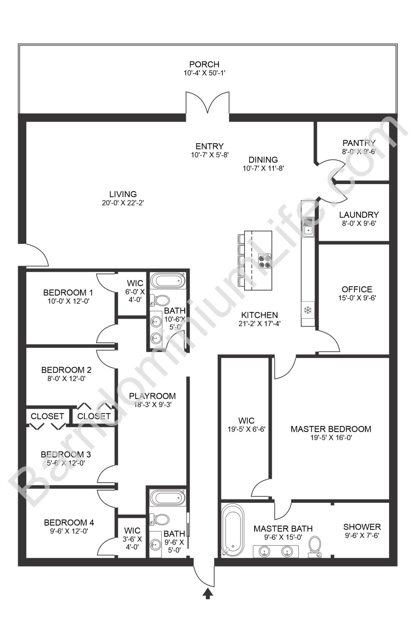 The Seven Best 4 Bedroom Barndominium Floor Plans with
