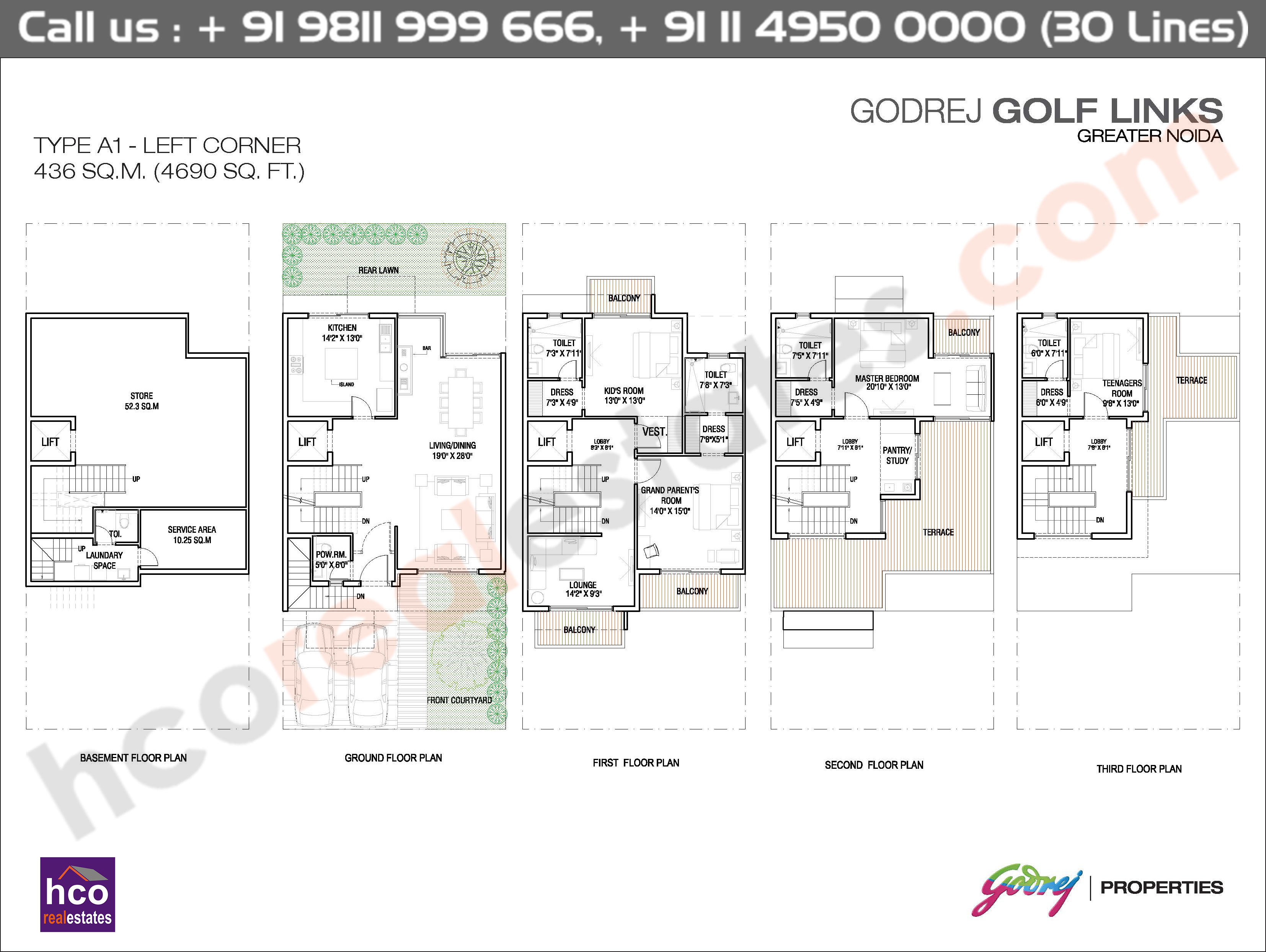 Floor Plan Godrej Villas Greater Noida Sector 27