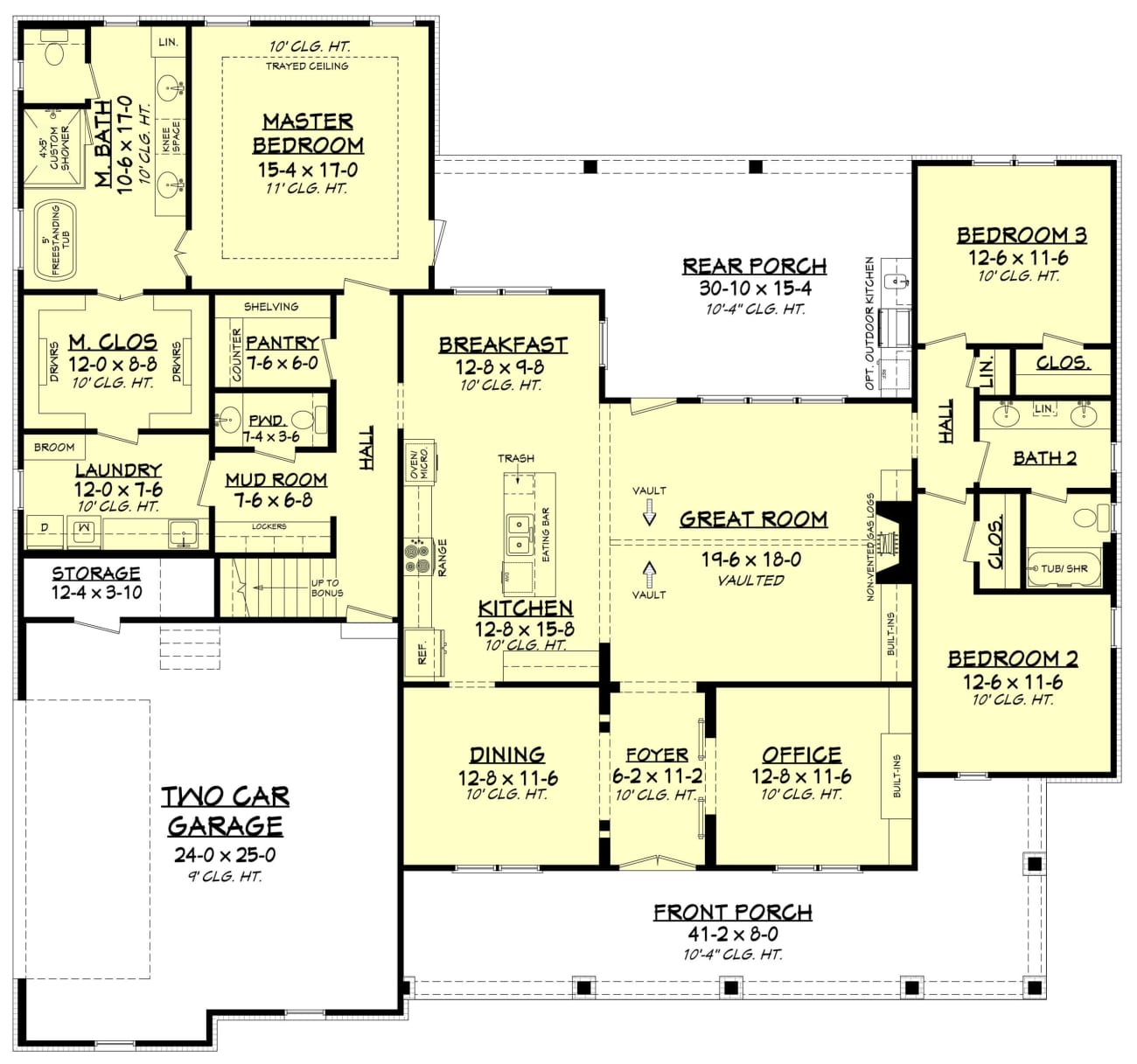 The Willow Creek Floor Plan Trinity Classic Homes