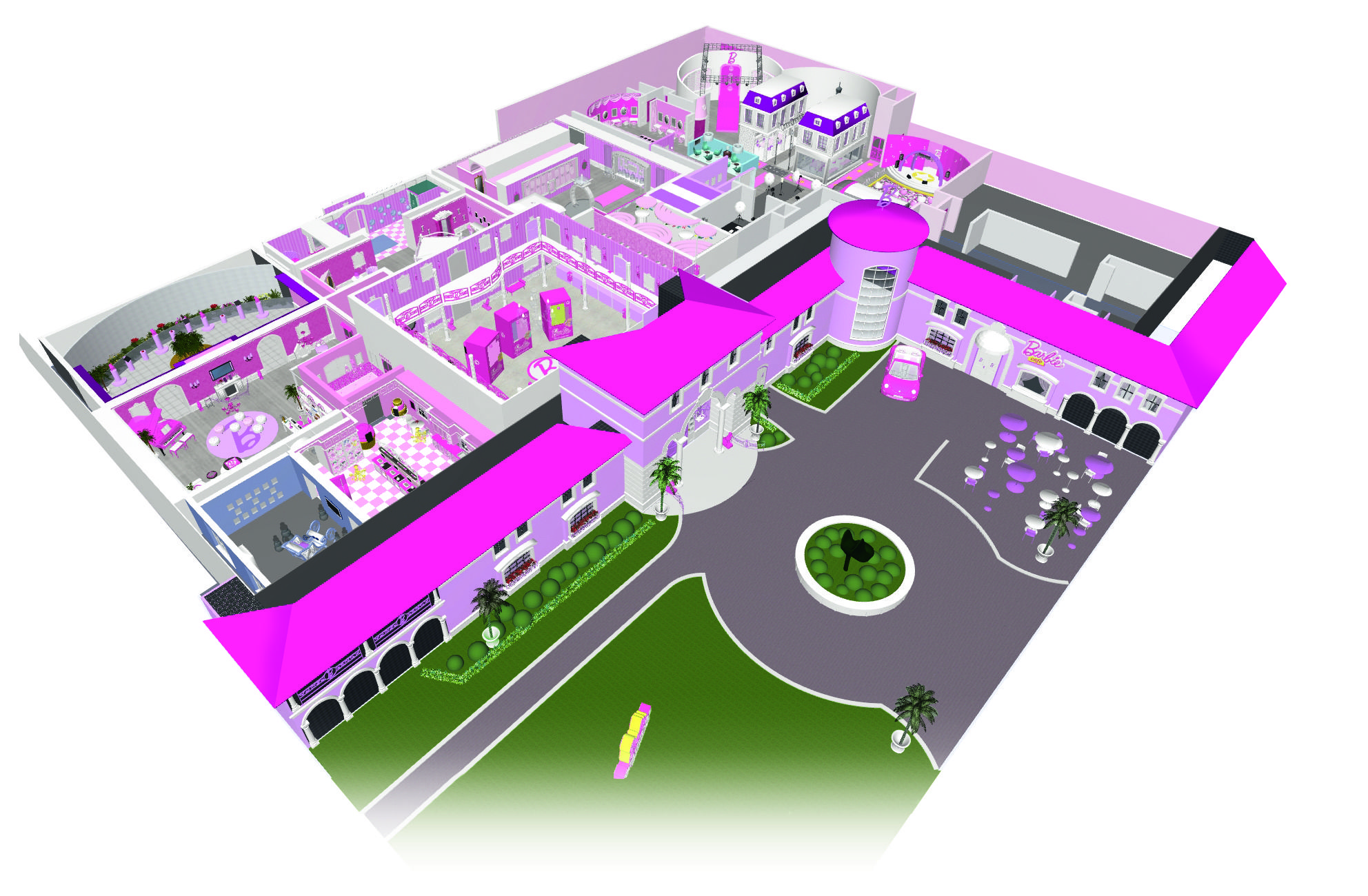 Barbie Dream House Floor Plan House Plan