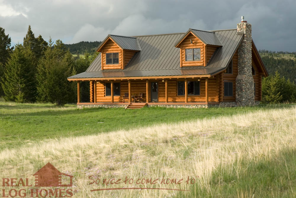 Montana Cabin Floor Plan by Real Log Homes