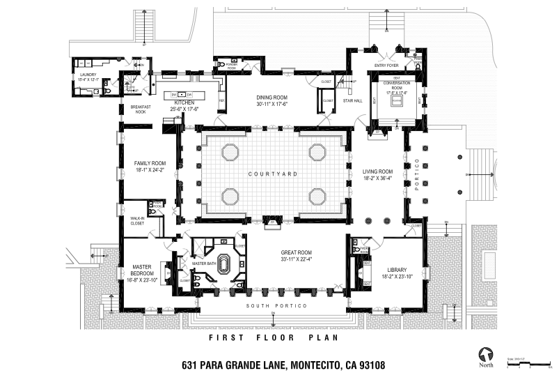 The firstfloor plan. Floor plans, Mansion plans, Manor