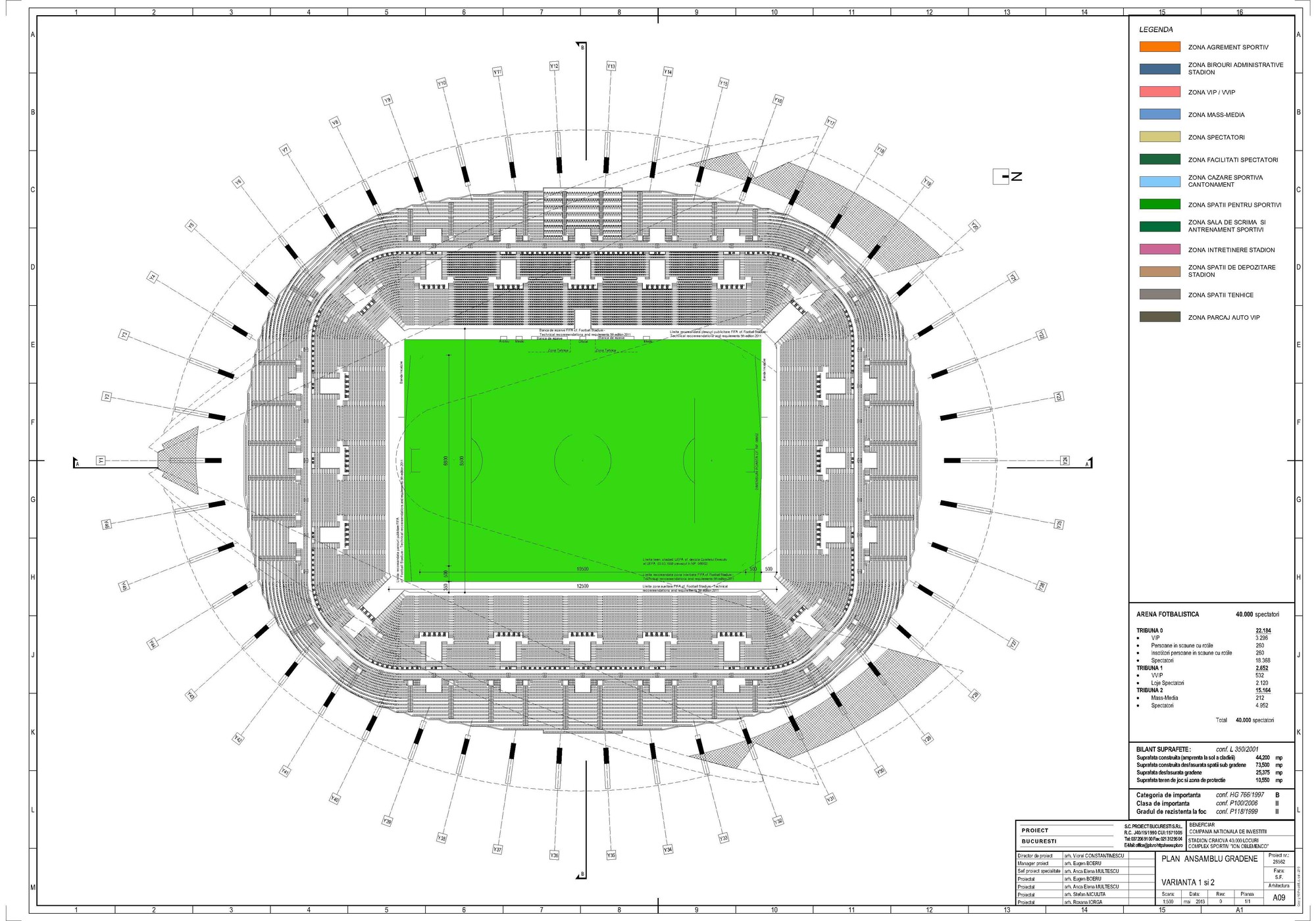 Gallery of Craiova Football Stadium Proposal / Proiect