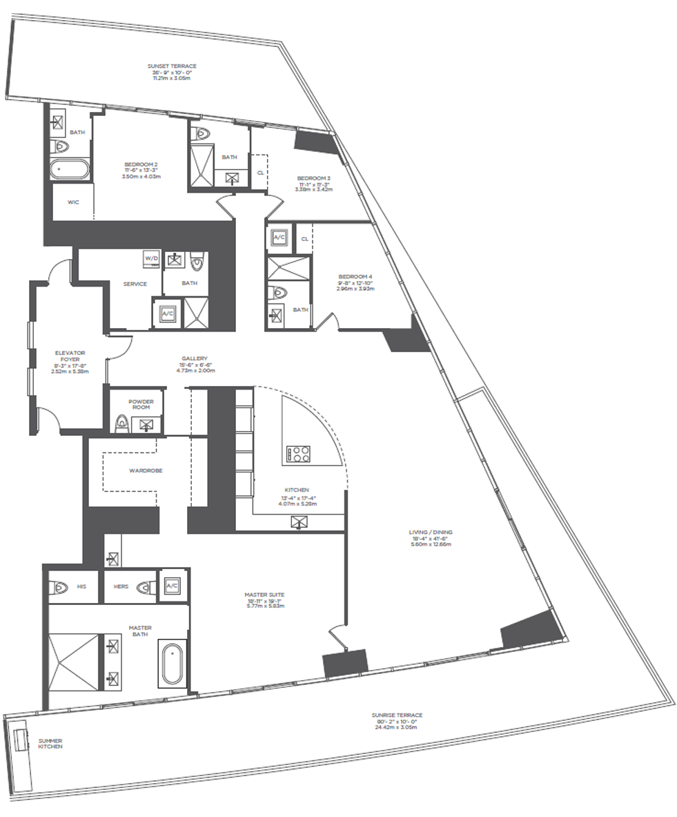 Armani Casa Floor Plans The Muse Residences