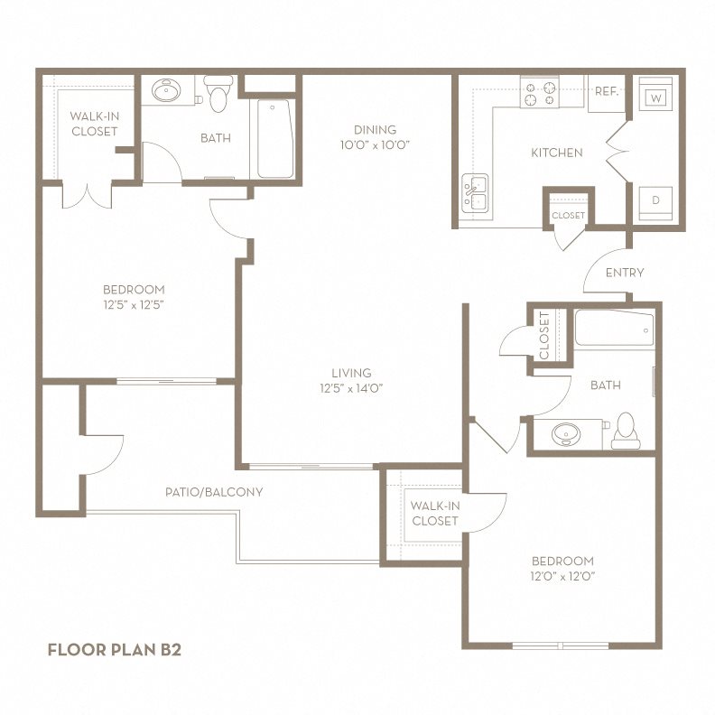Floor Plans of Colonnade at Willow Bend in Plano, TX