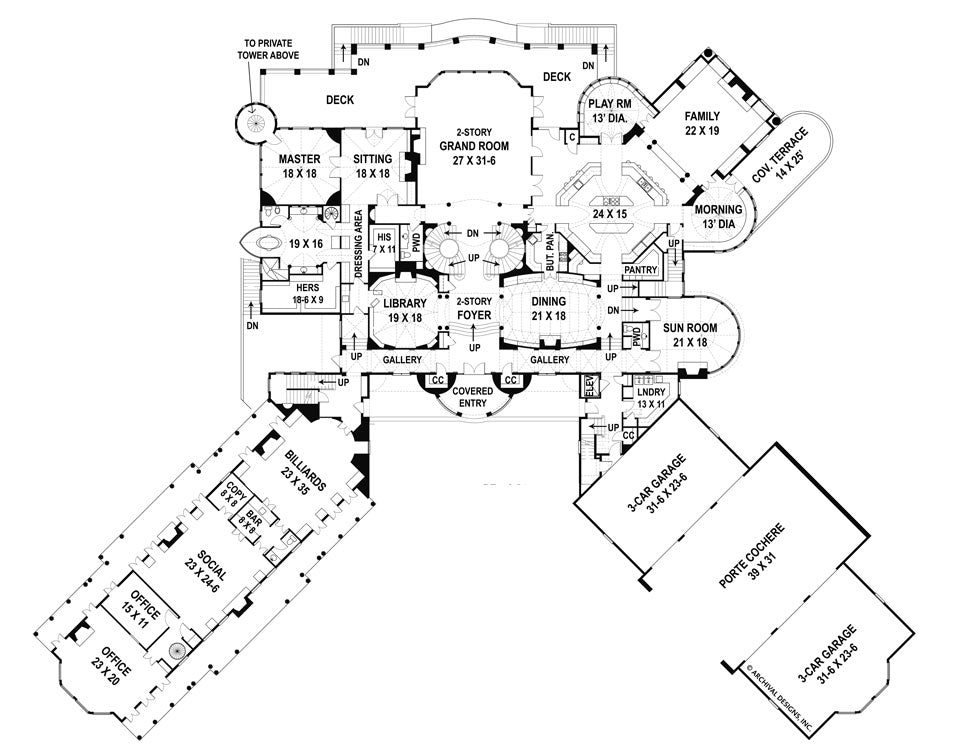 Balmoral Castle Plans Luxury Home Plans Archival Designs