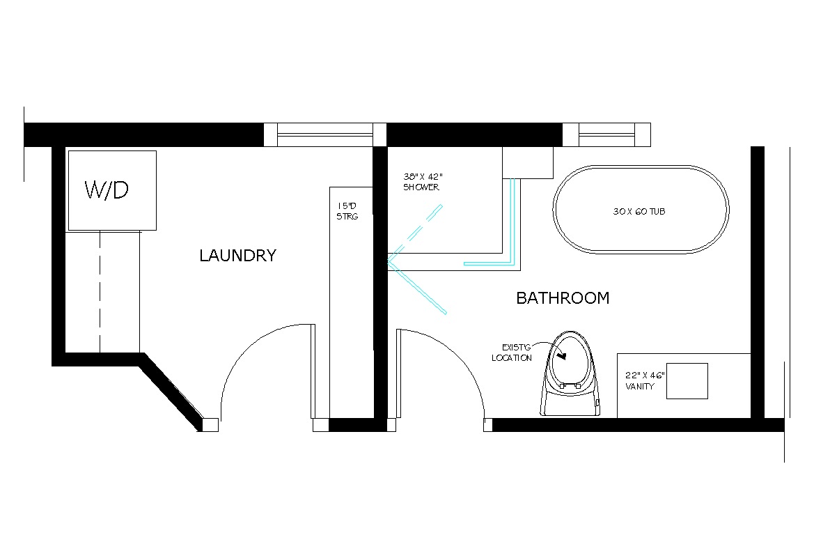 Bathroom Floor Plan Drawings Home Decorating