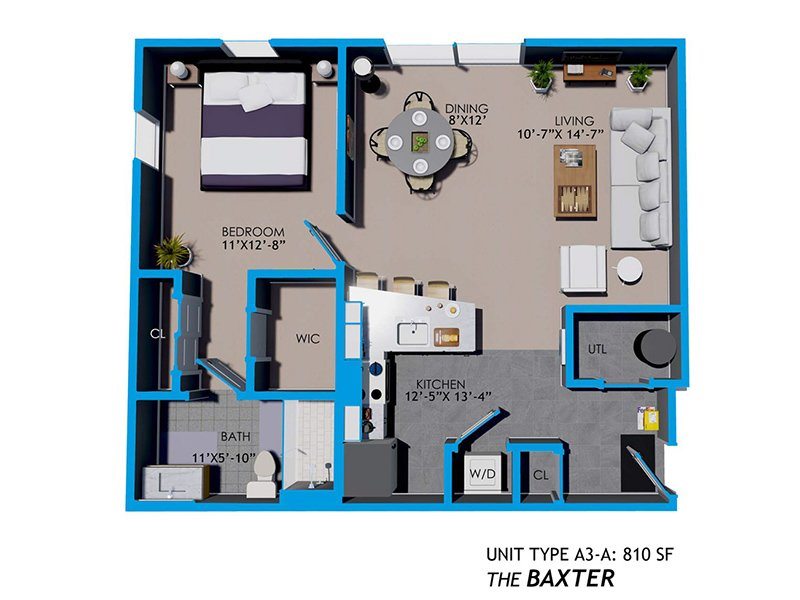 Floor Plans for 222 Park Place Apartments located in