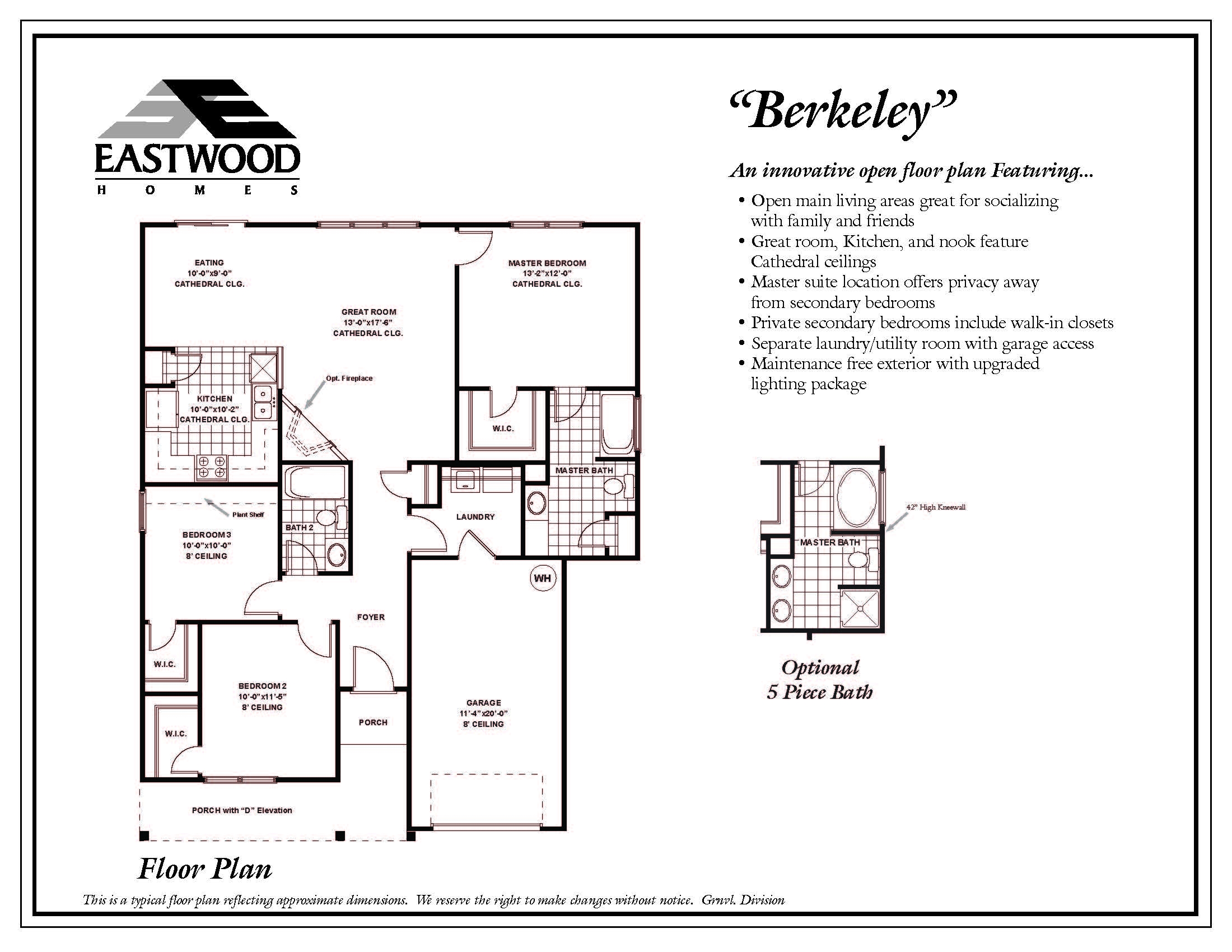 The Berkeley Floor Plan Floorplans click