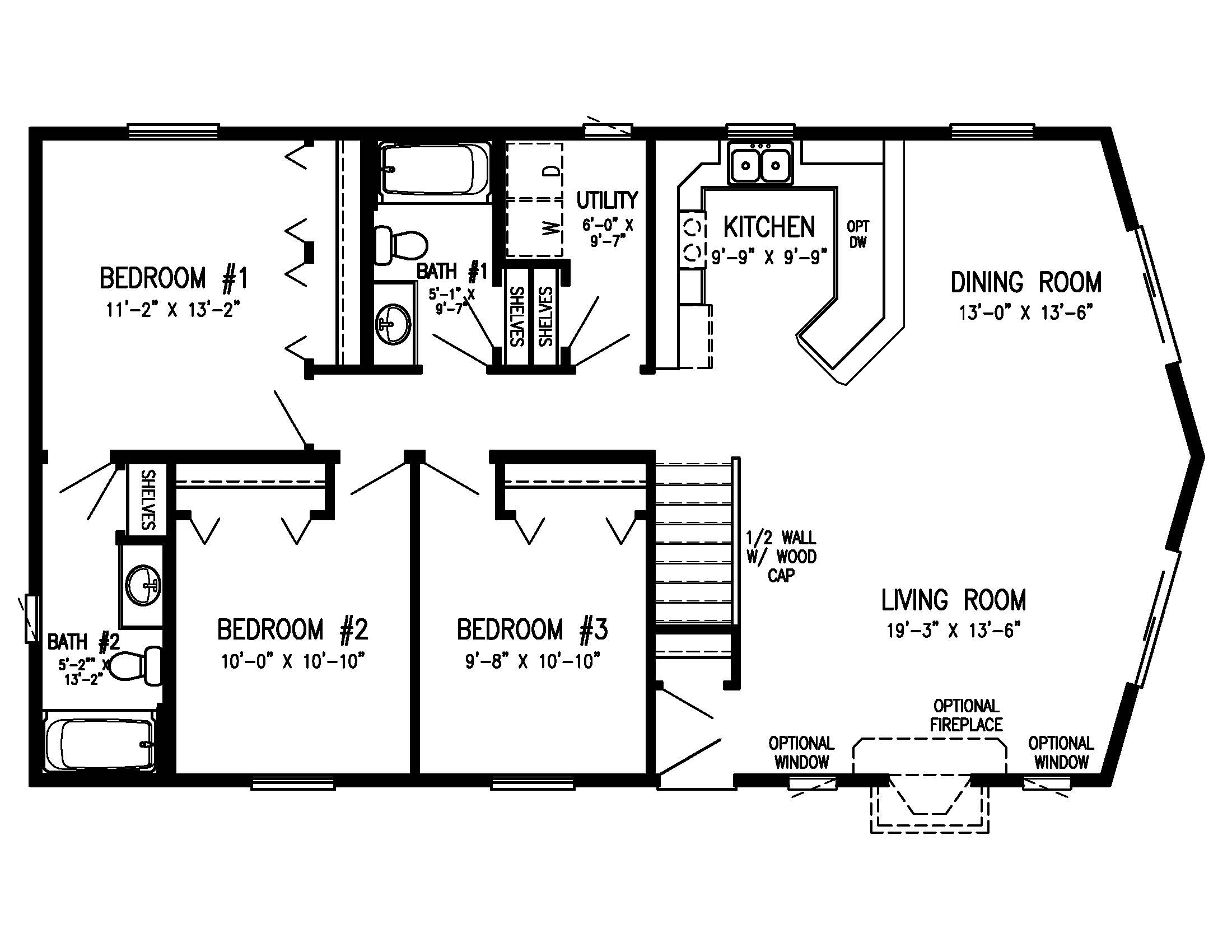 Birchwood Floor Plan All American Dream Homes
