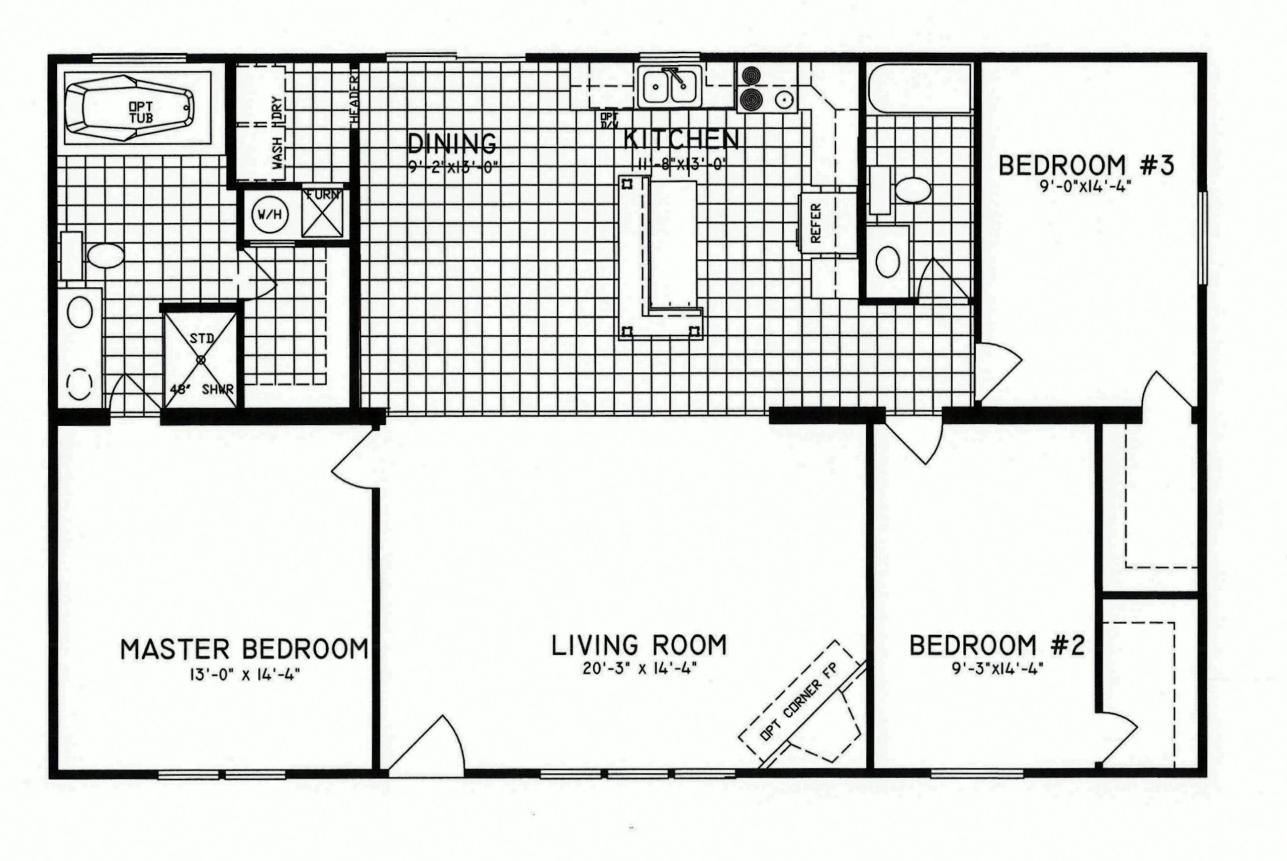 three-bedroom-mobile-home-floor-plan-floorplans-click