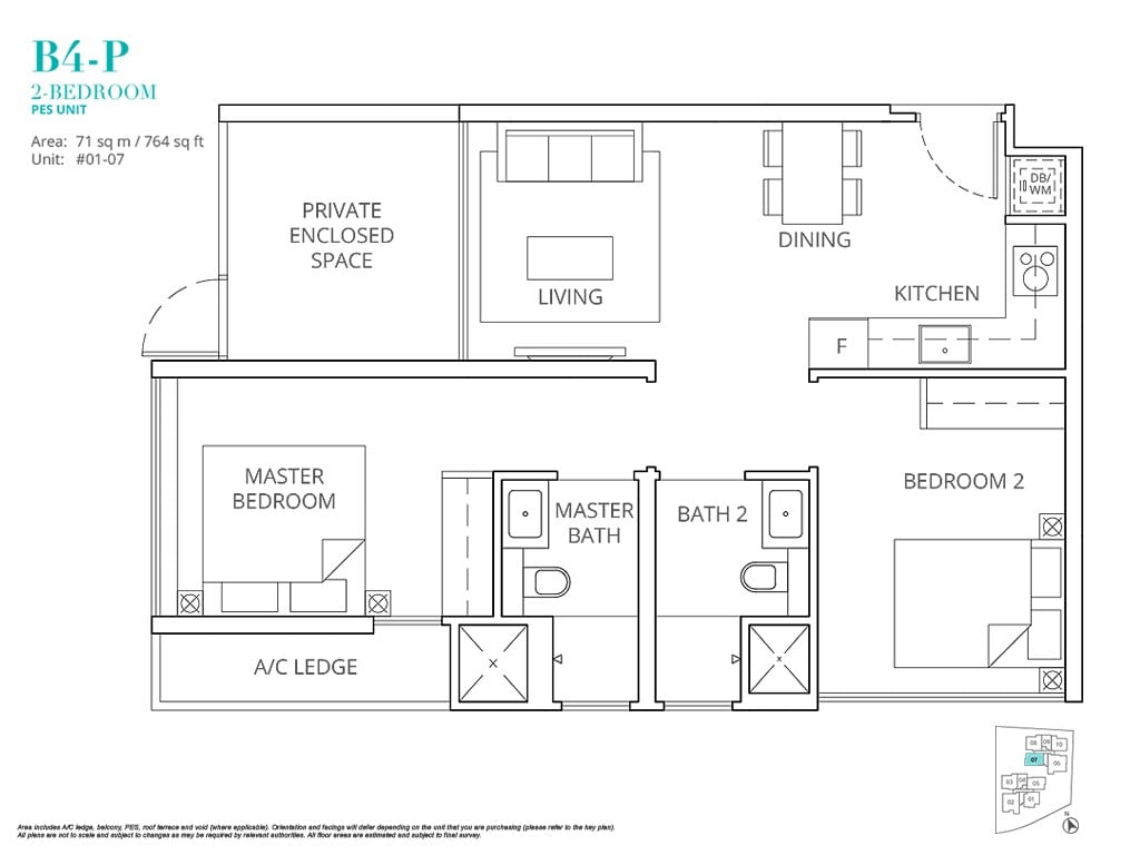 Casa Al Mare Floorplan B4 PES MySgProp