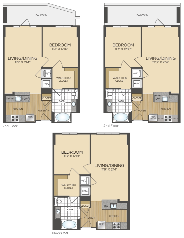 View 909 Apartment Floor Plans Studios, 1, 2, 3
