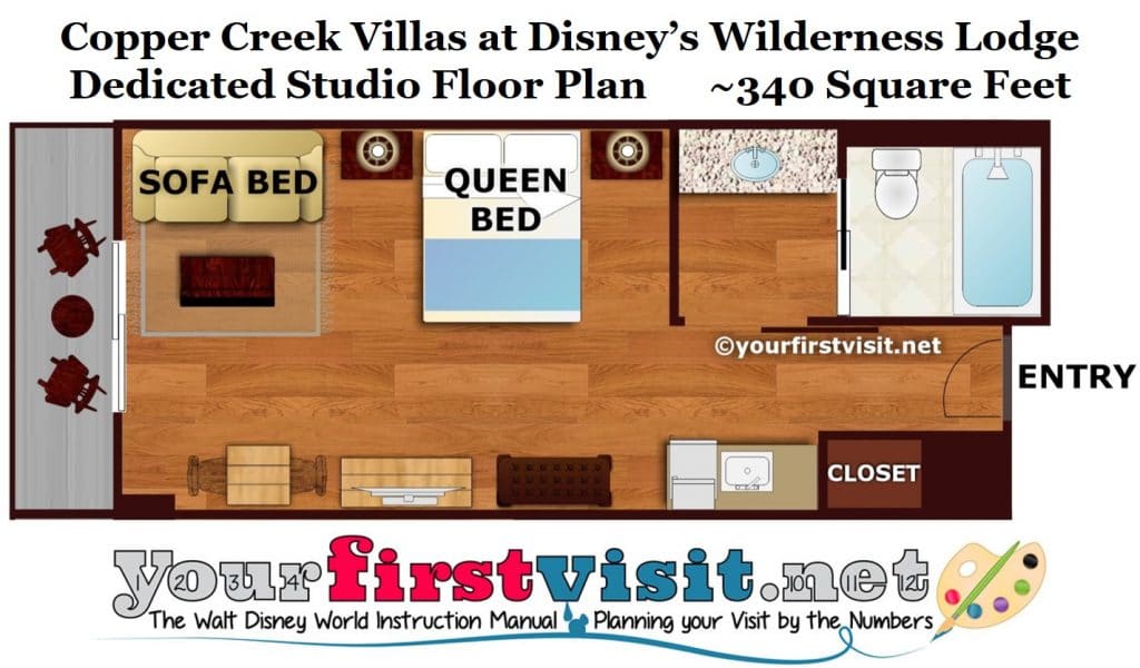 Photo Tour of a Studio at Disney's Copper Creek Villas