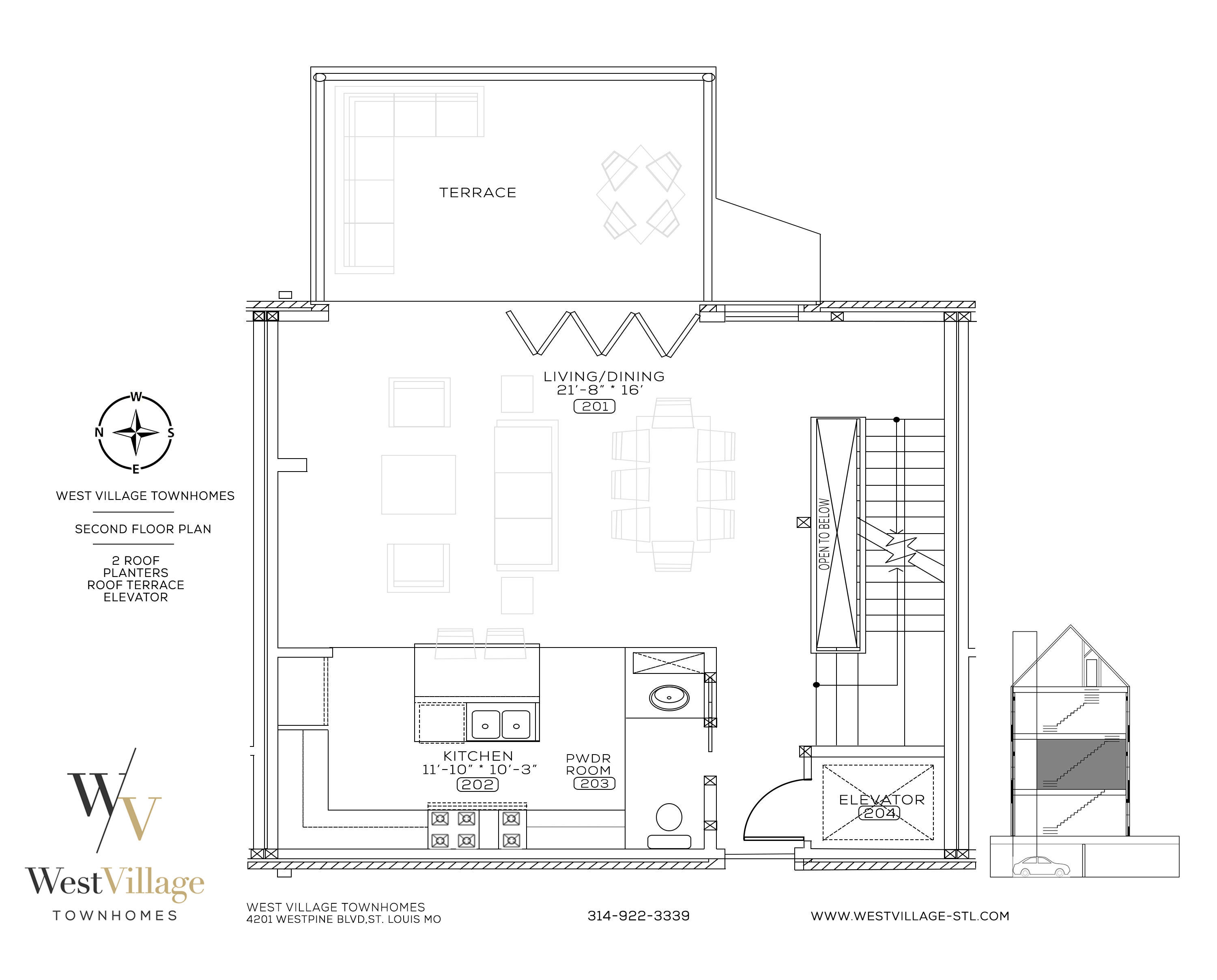 Floorplans West Village Townhomes