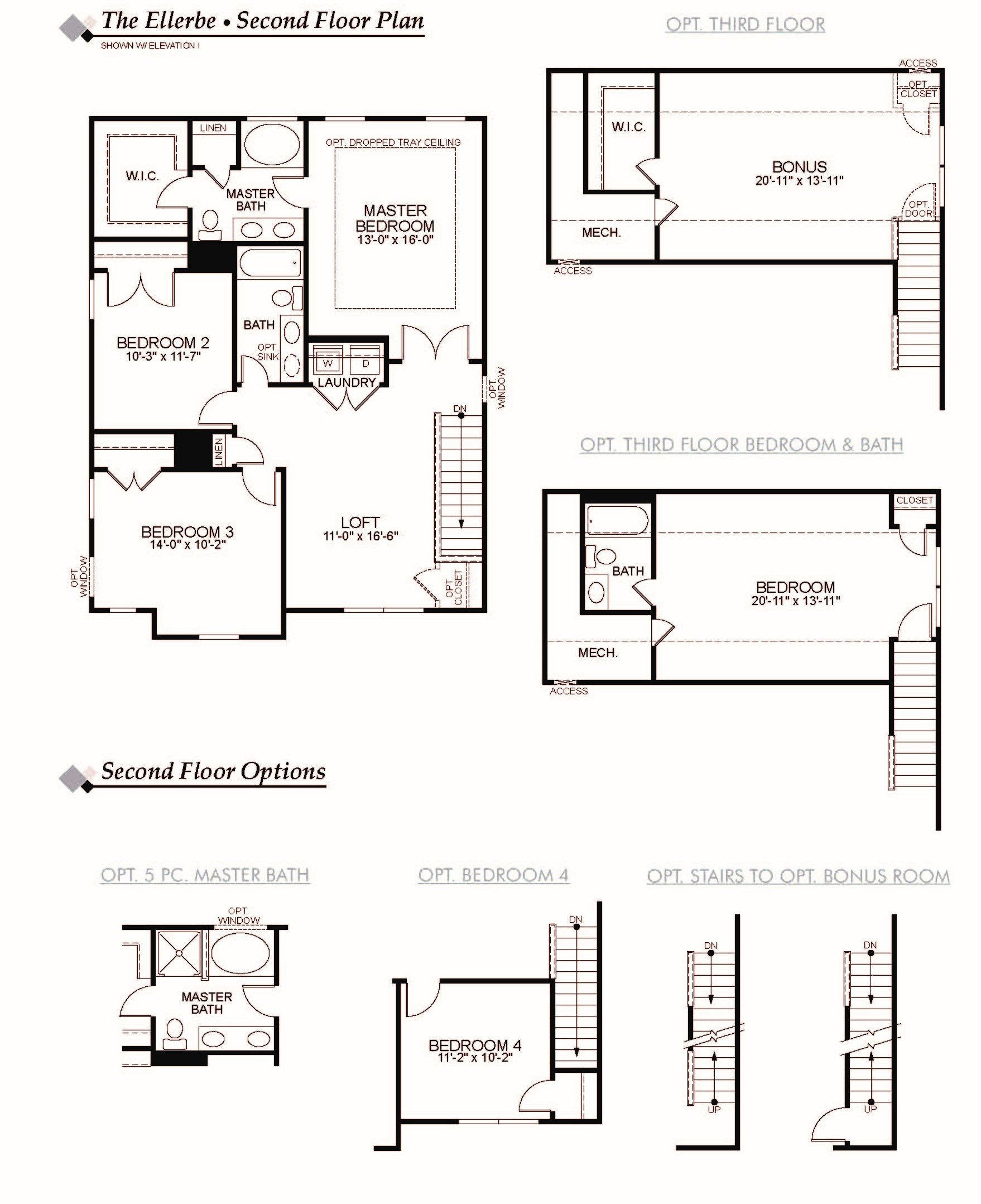 New Ellerbe Floor Plan in Henrico, VA Eastwood Homes