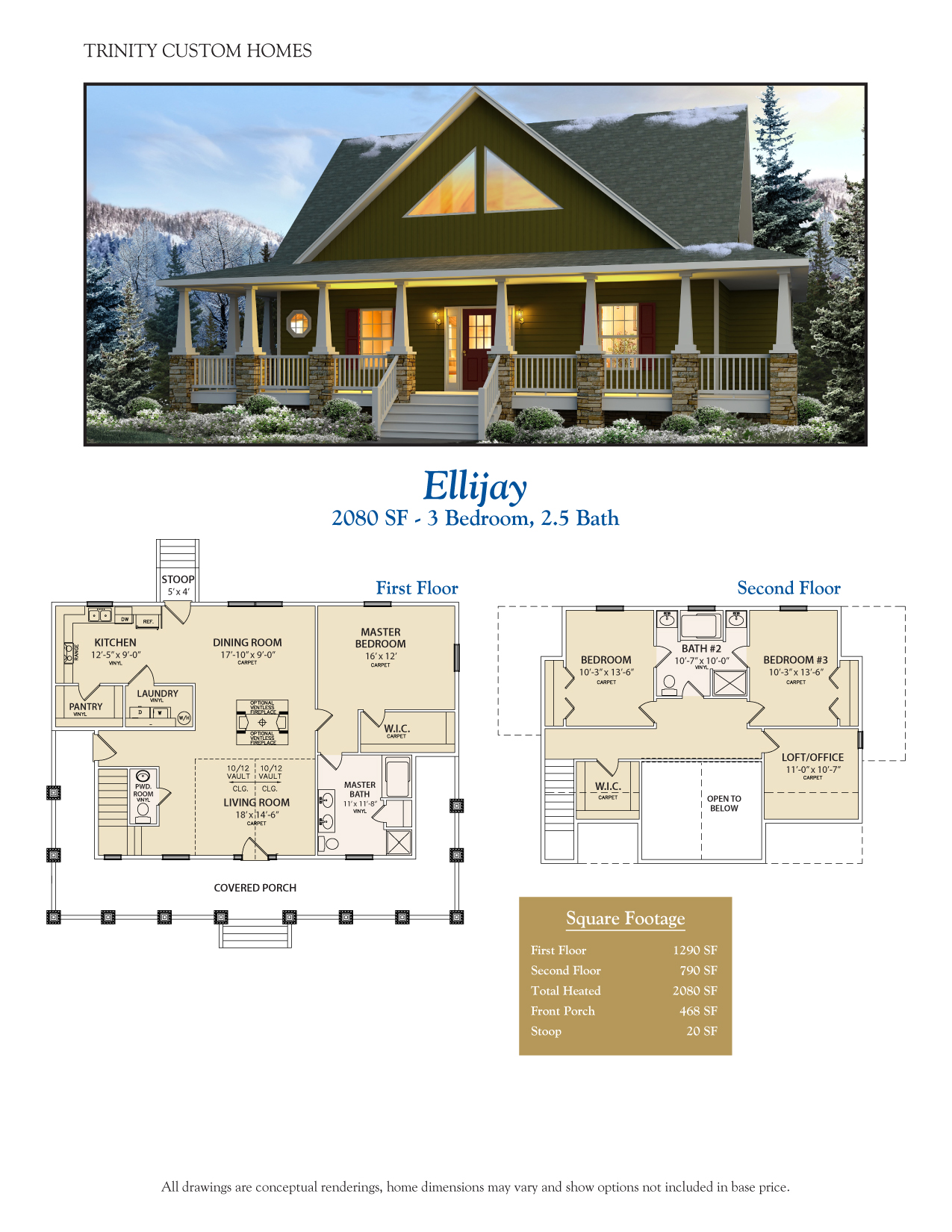 Floor Plans Trinity Custom Homes