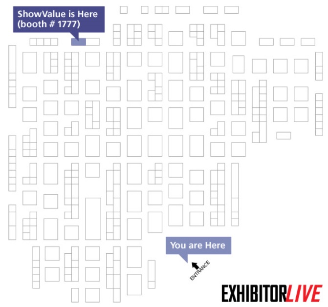 ExhibitorLIVE2017ShowfloormapShowValue ShowValue, Inc.