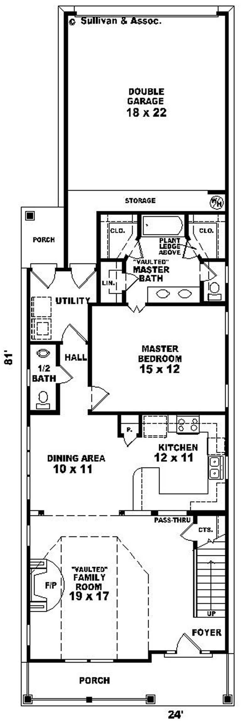 House Plan 1702918 3 Bedroom, 1598 Sq Ft Coastal