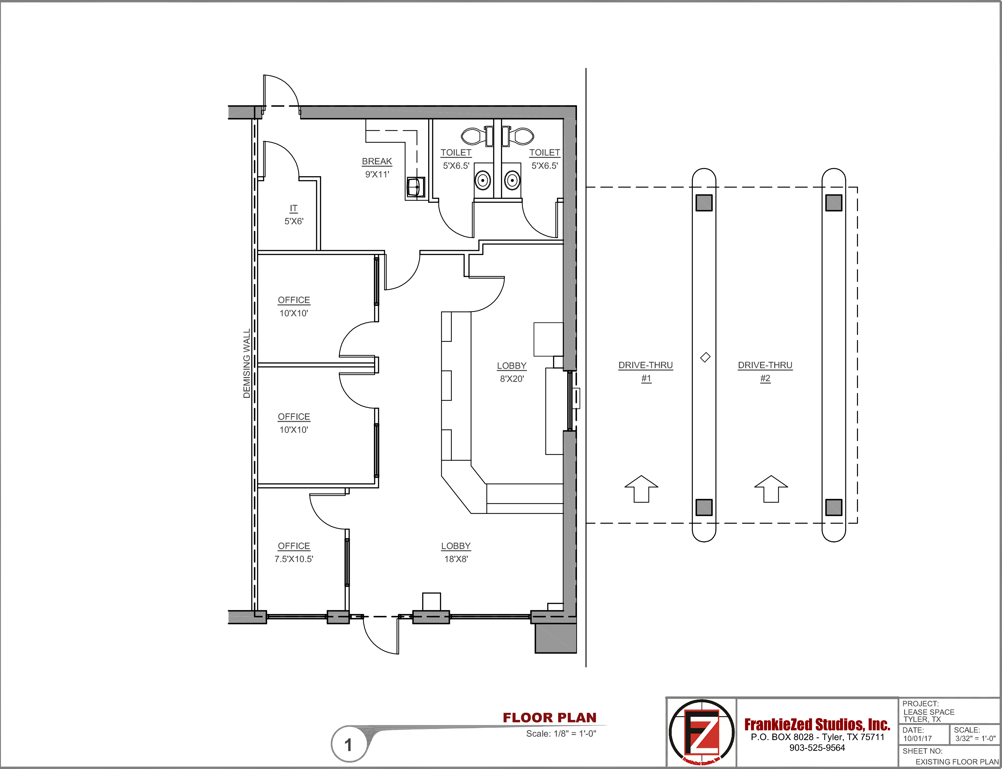 Commercial AsBuilt Office Space Floor Plans FrankieZed