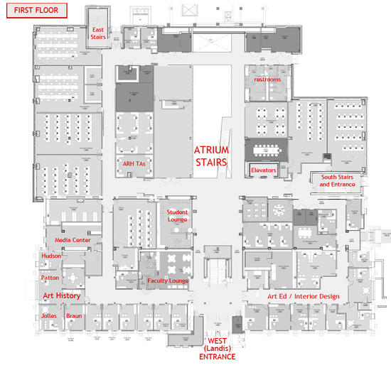 FSU Department of Art History WJB Map & Plans