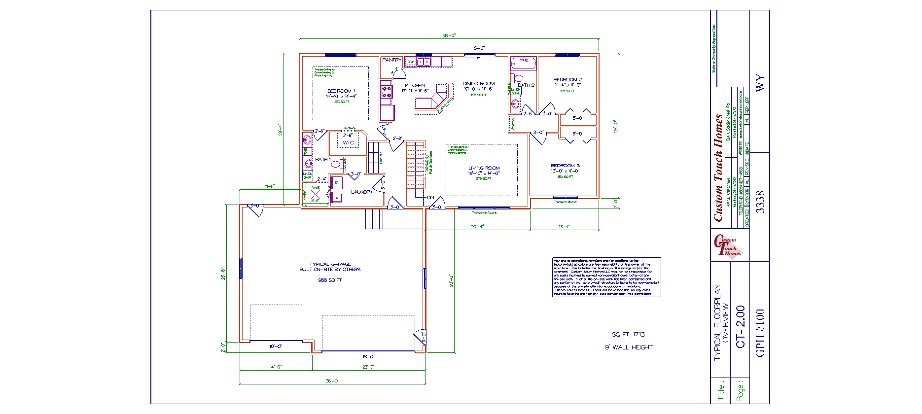 GPH 100 Sold Custom Touch Homes