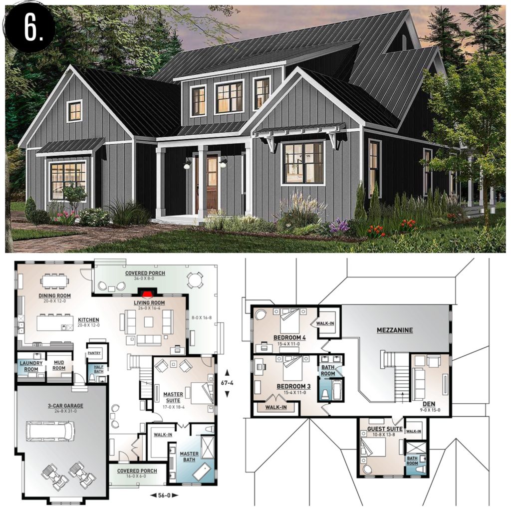 10+ Amazing Modern Farmhouse Floor Plans Rooms For Rent blog