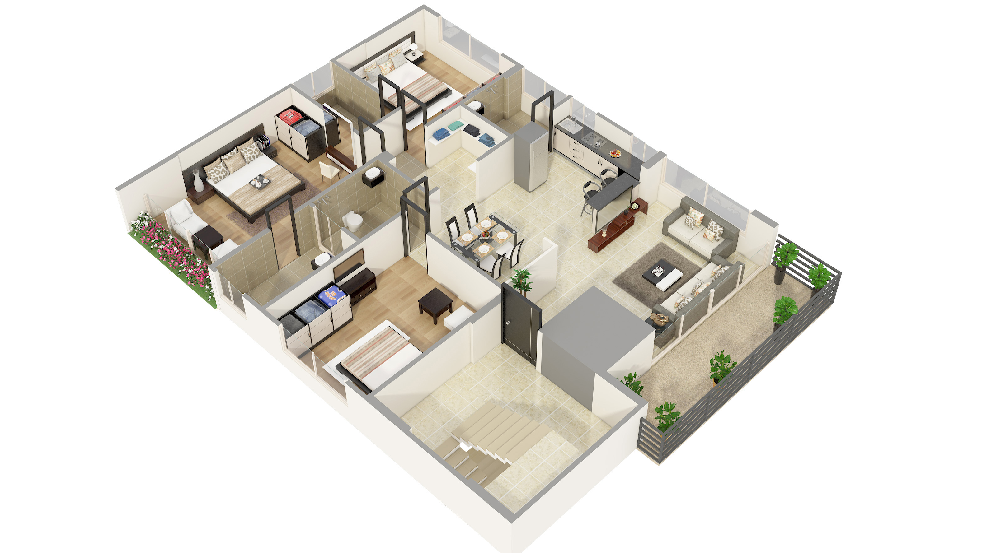 3D Floor Plans for Real Estate Marketing to increase your