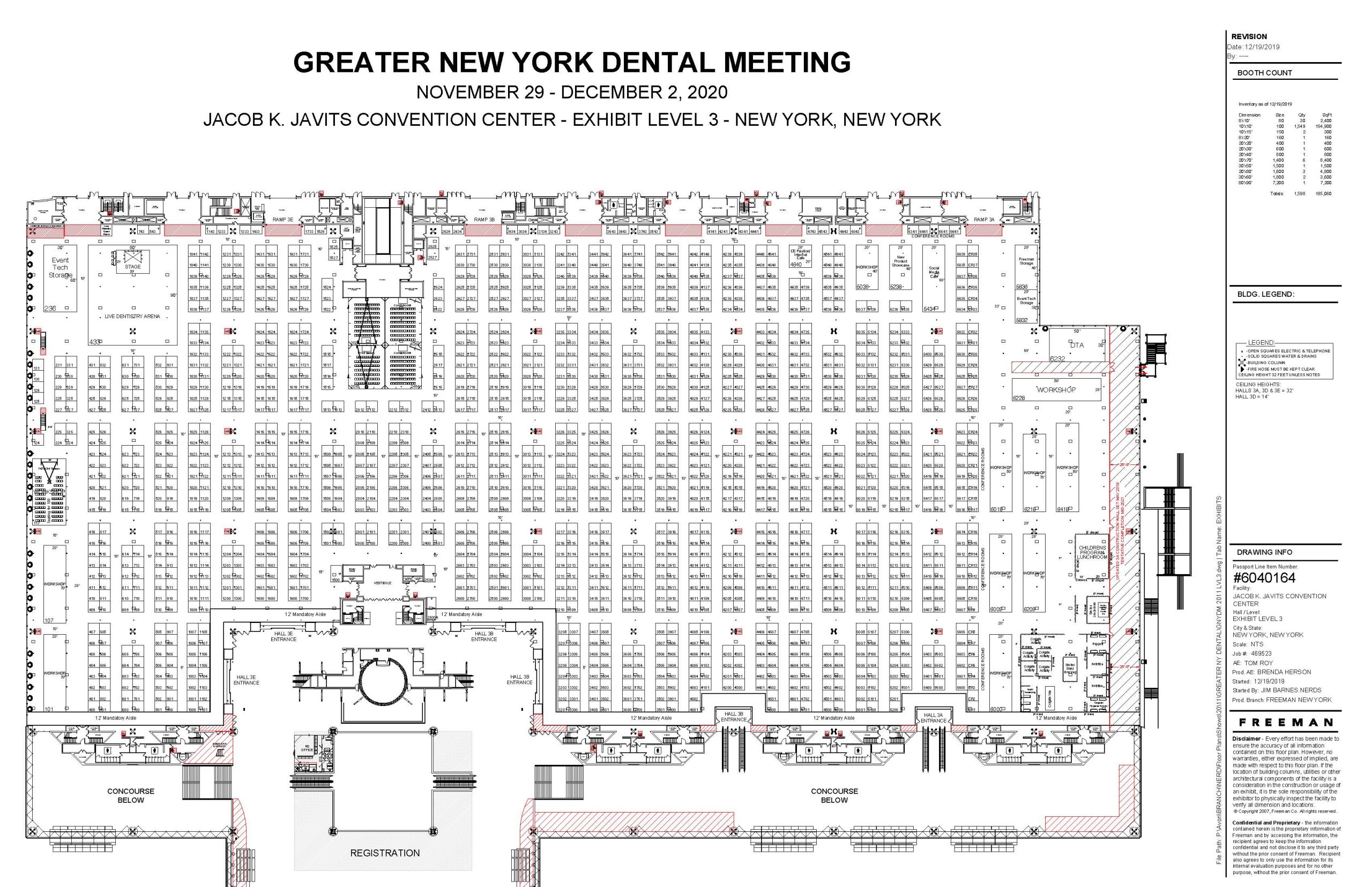 Greater New York Dental Meeting 2019 Floor Plan floorplans.click