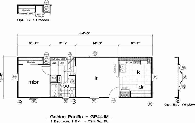 Golden Pacific 441M Homes Direct