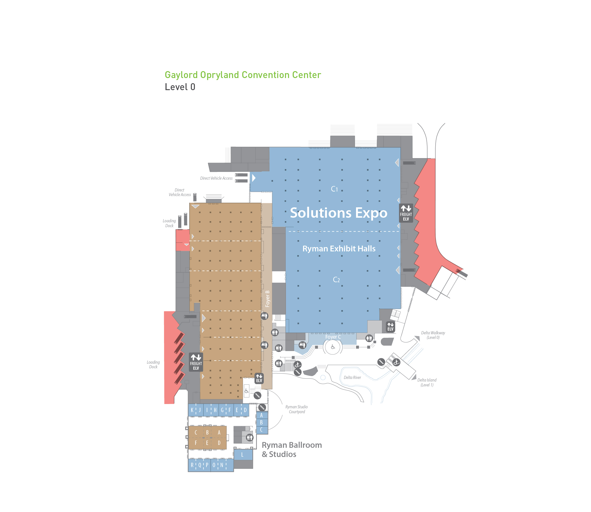 Floor Plan Gaylord Opryland Hotel Map