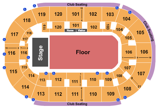 Hertz Arena Seating Chart And Seat Maps Estero