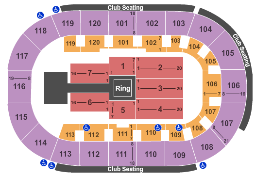 Hertz Arena Seating Chart And Seat Maps Estero