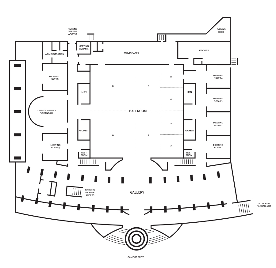 Floor Plans & Capacities Event Space Hurst Conference