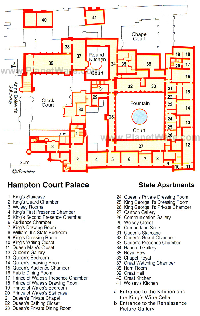 Houses of State Hampton Court Palace floor plans