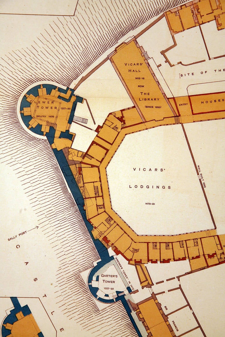 Sir W. H. St John Hope Windsor Castle Ground Floor Plan