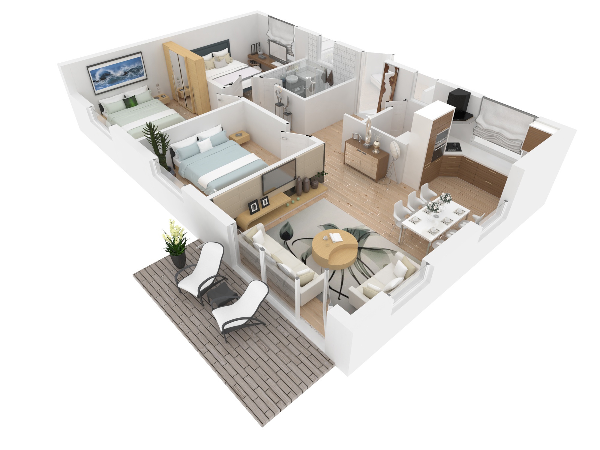 How to Use 3D Rendering Floor Plans to Wow Clients