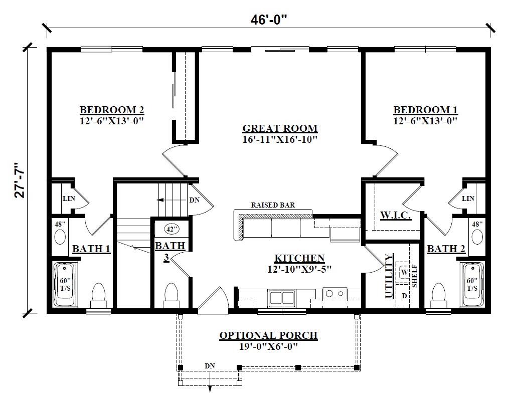 Log Cabin Floor Plans Kintner Modular Homes