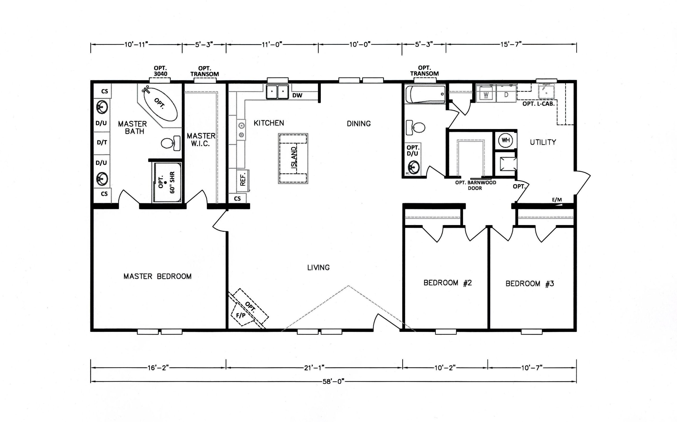 Fleetwood Mobile Home Floor Plans Floorplans Click