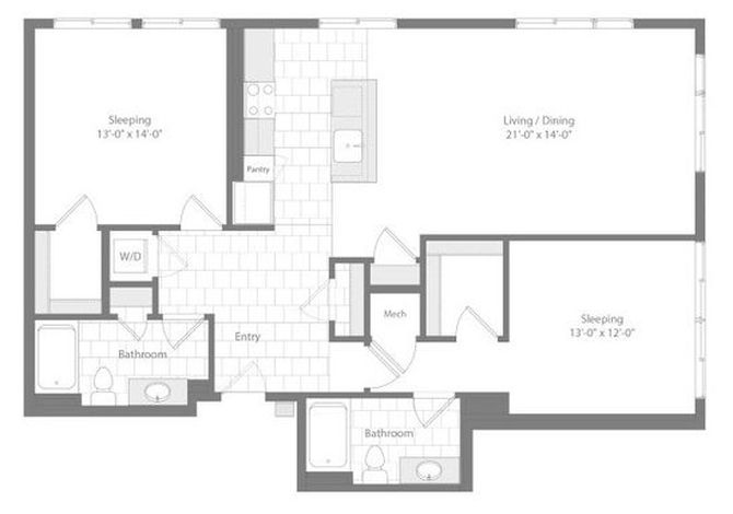 Apartment Floor Plans Spacious Apartments in Baltimore