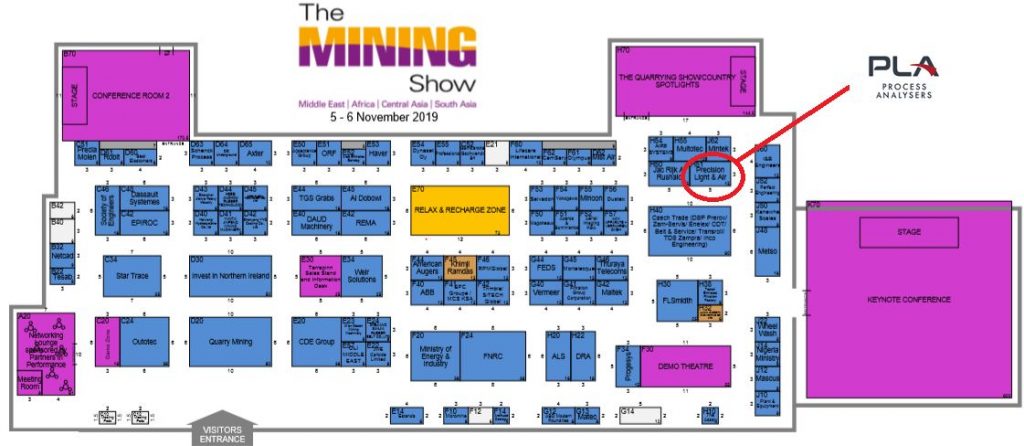 PLA will be exhibiting at the Mining Show visit us at