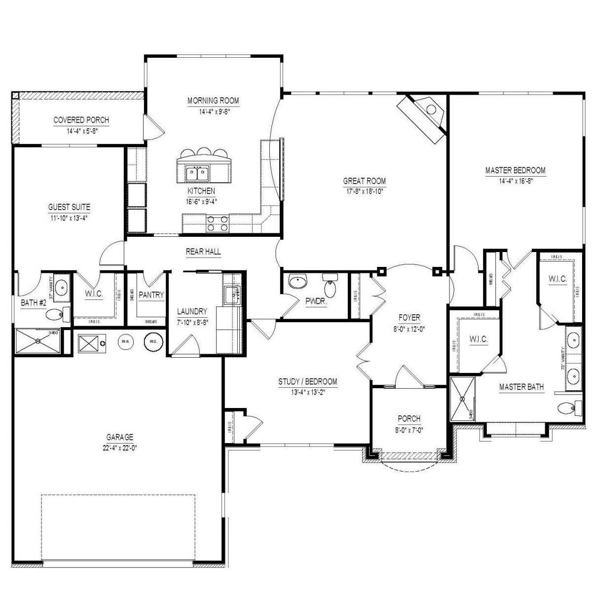 Monroe Floor plan Citation Homes, Inc.