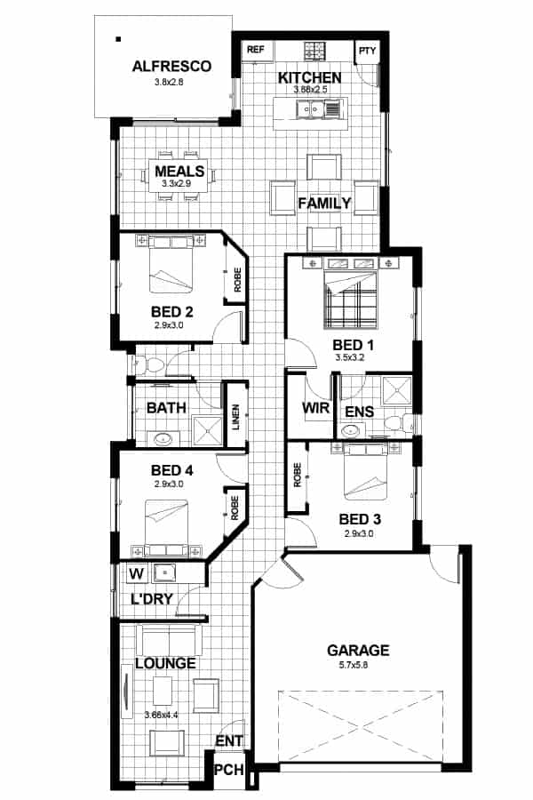 Single Storey 12m+ Double Garage Type B No1 Property Guide