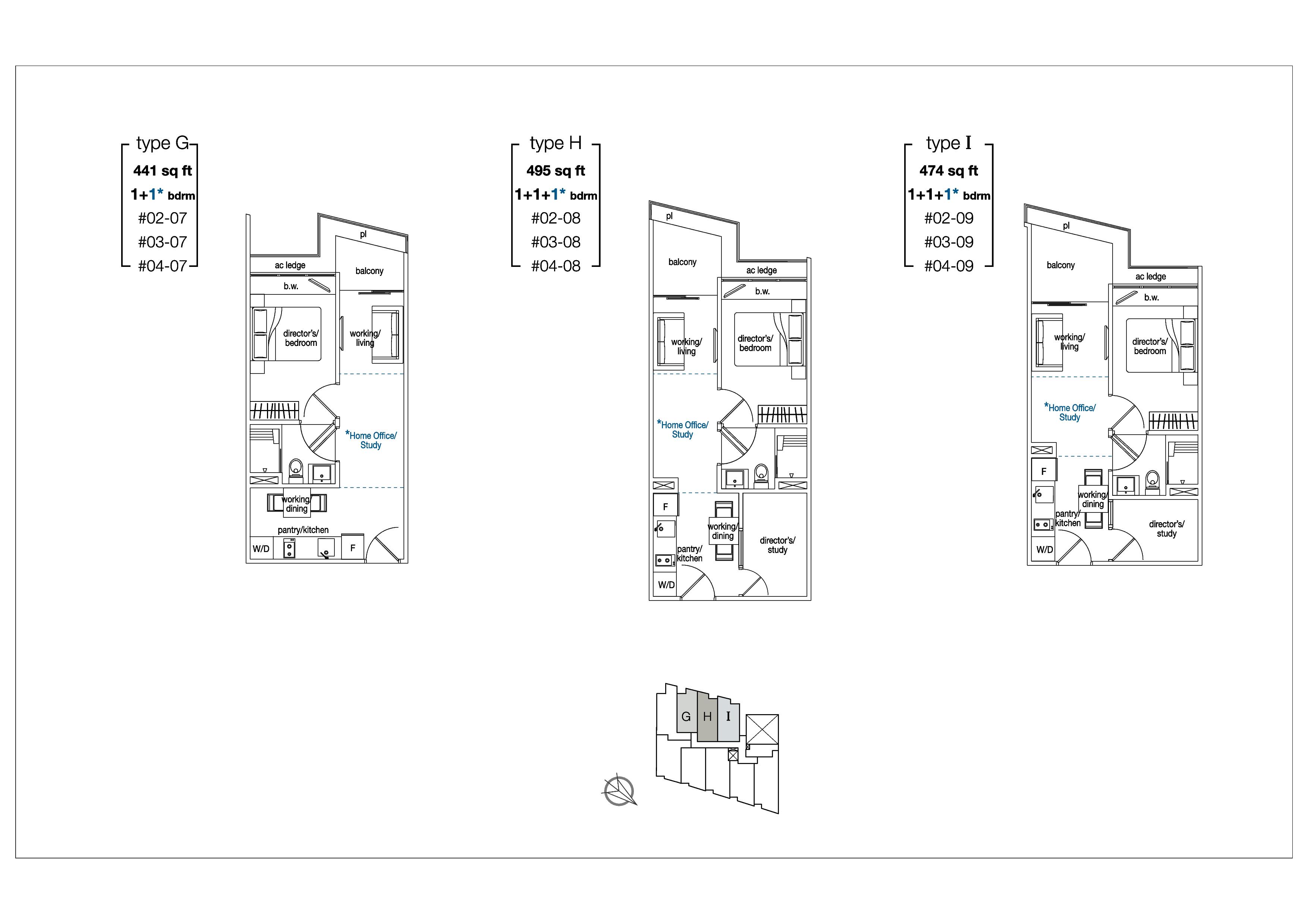 1 Bedroom+S Suites 123