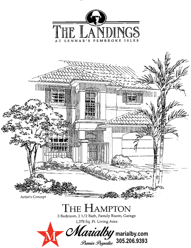 The Landings in Pembroke Isles Floor Plans • Marialby