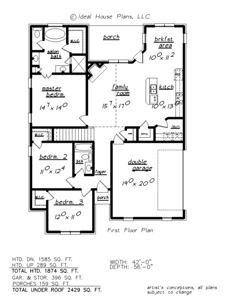 Plan 32 Ideal House Plans