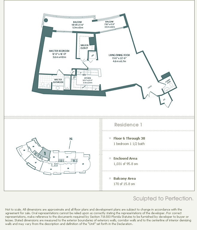 Carbonell Brickell Key Condo Floor Plans